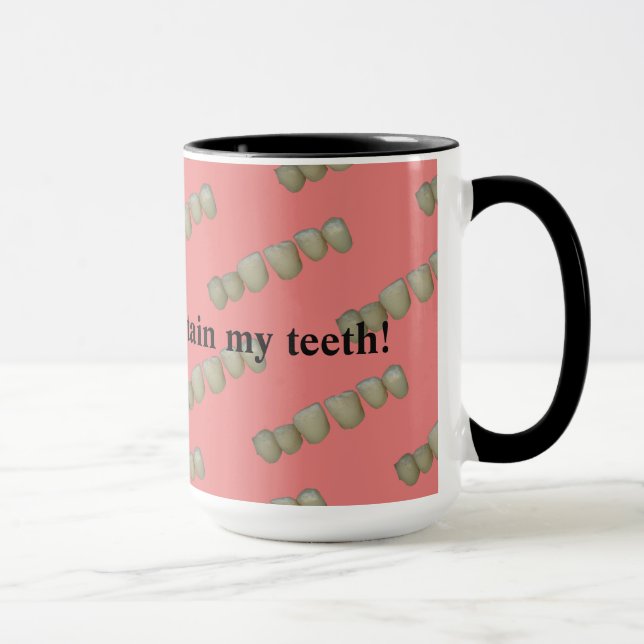 Rotten Teeth Dentist Tandvård Orthodontics Mugg (Höger)