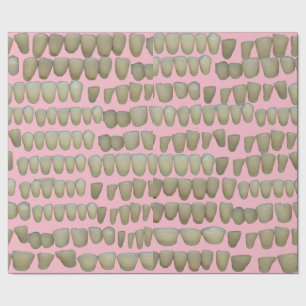 Rotten Teeth Dentist Tandvård Orthodontics Rosa Presentpapper