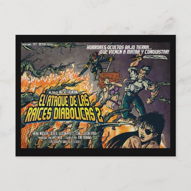 Rötter av Evil 2 Vykort (Framsida)