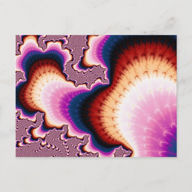 Rötter - Fractal vykort (Framsida)