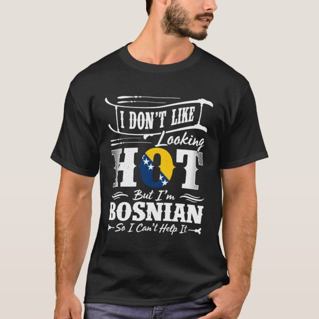 Rötter i Bosnien och Hercegovina T Shirt (Framsida)