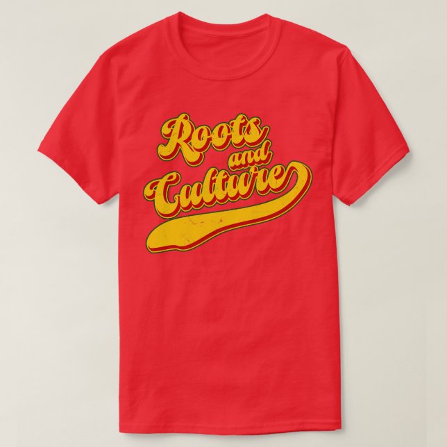 Rötter och kultur t shirt (Design framsida)
