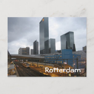 Rotterdam Central Station Vykort