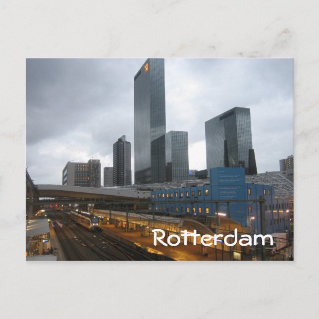 Rotterdam Central Station Vykort (Framsida)