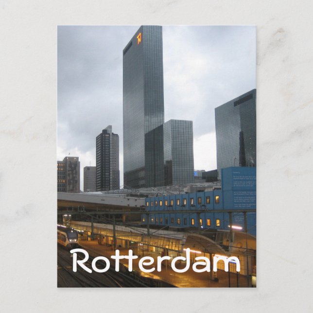 Rotterdam Central Station Vykort (Framsida)