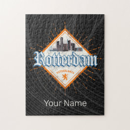 Rotterdam City Netherlands Skyline Dutch Vintage Pussel