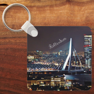 Rotterdam Cityscape Nyckelring