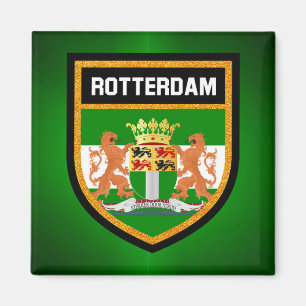 Rotterdam flagga magnet