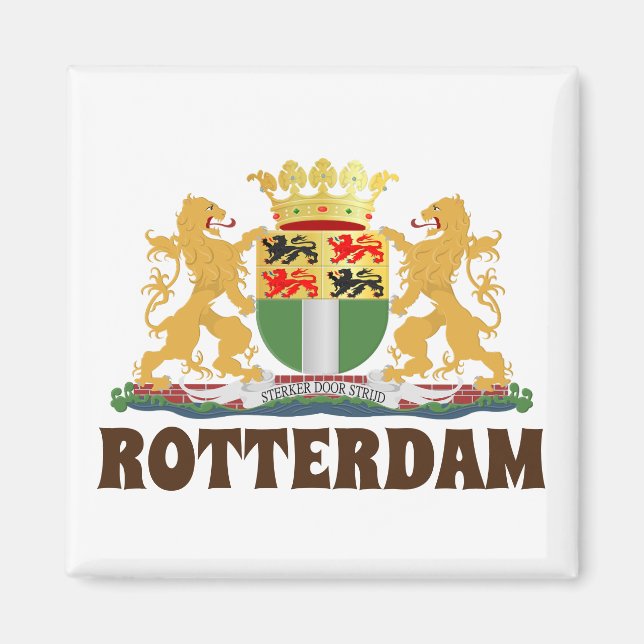 Rotterdam jackat av arm, Nederländerna Magnet (Framsidan)