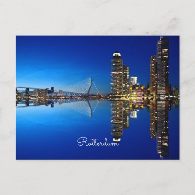 Rotterdam, landskapsfotografi vykort (Framsida)