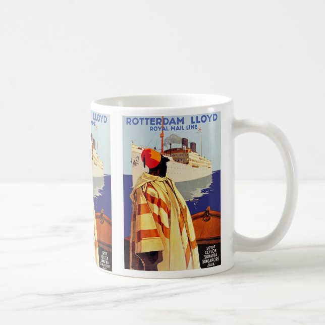 Rotterdam Lloyd Kaffemugg (Höger)