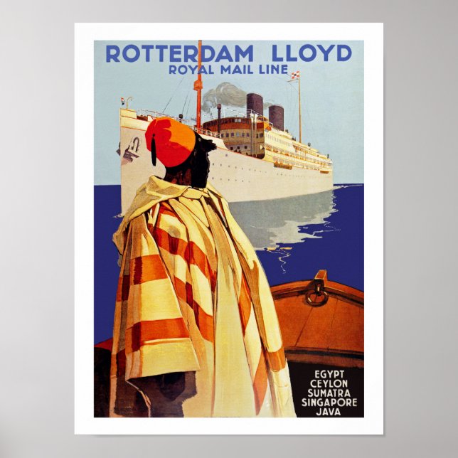 Rotterdam Lloyd Poster (Framsidan)