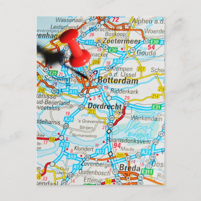 Rotterdam, Nederländerna Vykort (Framsida)