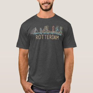 Rotterdam Netherlands UniUnique Hand plockade Art T Shirt