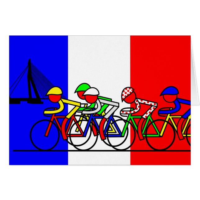Rotterdam - Tour de Frankrike Hälsningskort (Framsidan Horizontal)