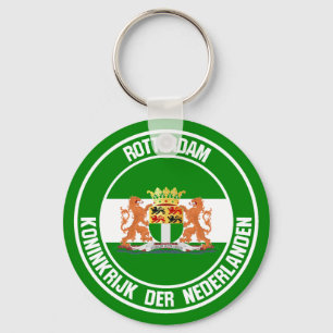 Rotterdamrundans emblem nyckelring