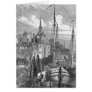 Rotterdams hamn, Nederländerna Hälsningskort