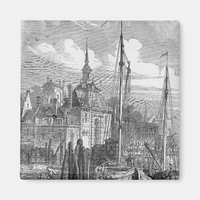 Rotterdams hamn, Nederländerna Magnet (Framsidan)