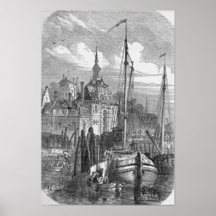 Rotterdams hamn, Nederländerna Poster