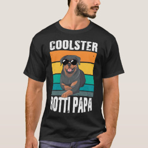 Rotti Pappa 4 Leged Hund Rottweiler T Shirt