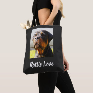 Rottie Kärlek foto Rottweiler Tygkasse
