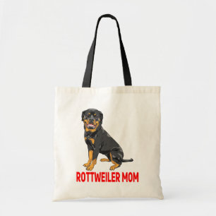 Rottie Mamma Puppy Hund Gift Cute Rottweiler Tote Tygkasse