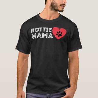 Rottie Mamma Rottweiler Älskare Rott Hund T Shirt