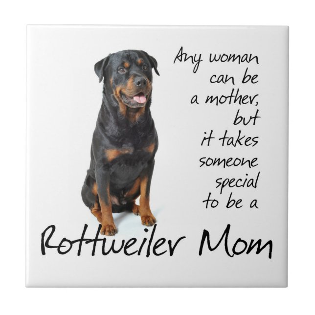 Rottie Mamma Tile Kakelplatta (Framsidan)