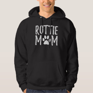 Rottie Mor Hundägare I Rottweiler Kärlek Morsa Hoodie