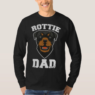 Rottie Pappa Rottweiler Hund Puppy Far Pet Animal T Shirt