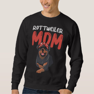 Rottie Rottweiler Mamma Hundägare Animal Mor Lång Ärmad Tröja