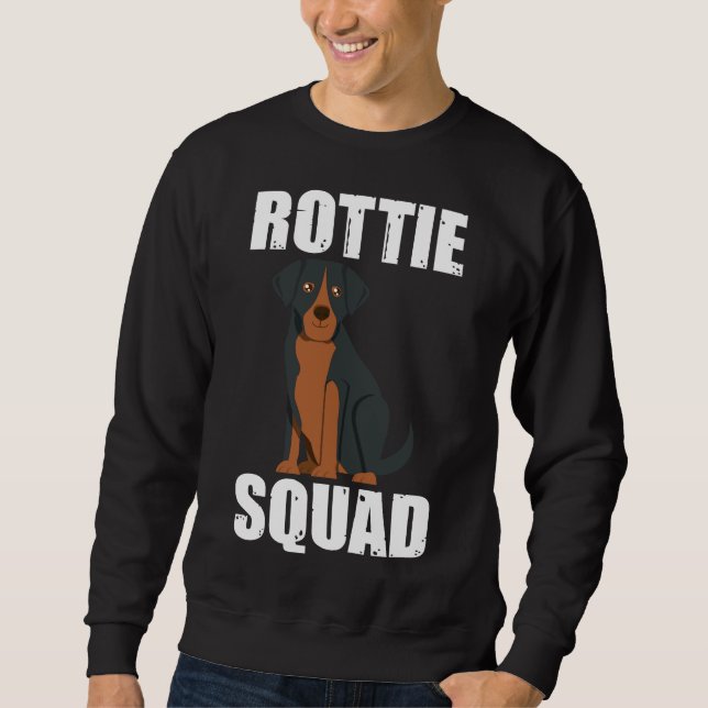Rottie Squad 19 Lång Ärmad Tröja (Framsida)