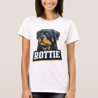 Rottie – Starkes Rottweiler Portrait T Shirt