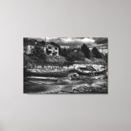 Rotting Boat Carcasses, Decay and Korruption Canvastryck