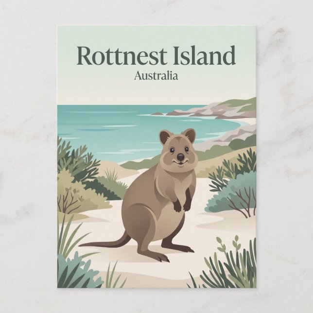 Rottnest Island Australien Vykort (Framsida)