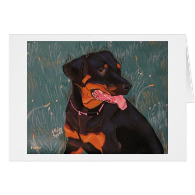 Rottweiler 1 kort (Framsidan Horizontal)