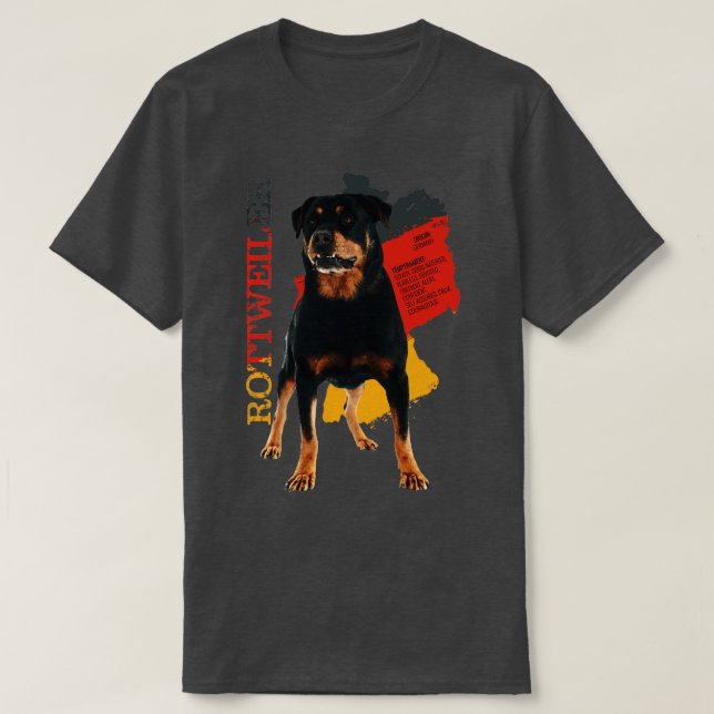 Rottweiler 1 t shirt (Design framsida)