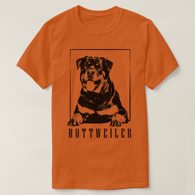 Rottweiler 2 t shirt (Design framsida)