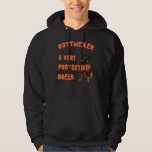 Rottweiler A Väldigt Protective Ras A Pet Owner S Hoodie