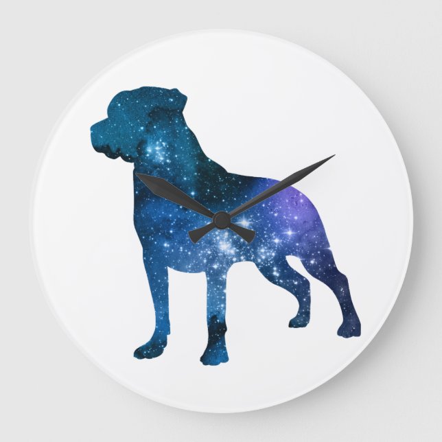 Rottweiler alias Rottie Stor Klocka (Framsida)