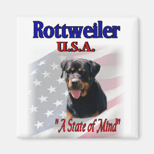 Rottweiler Älskare Gifts Magnet