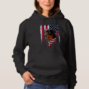 Rottweiler American Flagga T Shirt