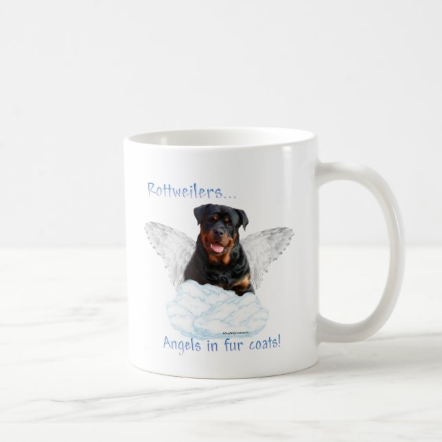 Rottweiler Angel Kaffemugg (Höger)