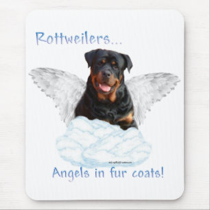 Rottweiler ängel musmatta