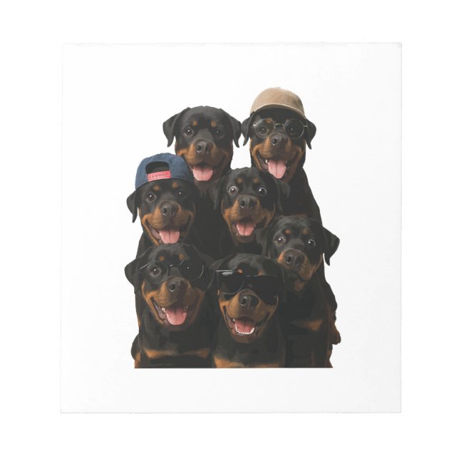 Rottweiler Anteckningsblock (Framsida)
