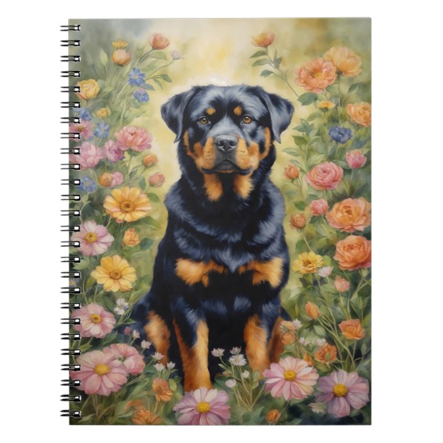 Rottweiler Anteckningsbok (Framsidan)