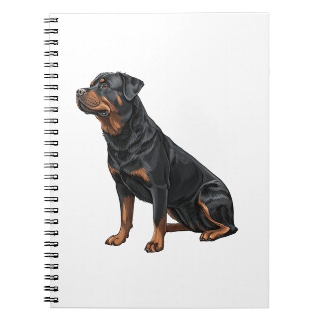 Rottweiler Anteckningsbok (Framsidan)