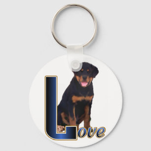 Rottweiler Art Gifts Nyckelring