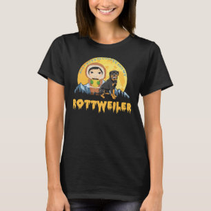 Rottweiler behöver bara kaffe och min Hund T Shirt