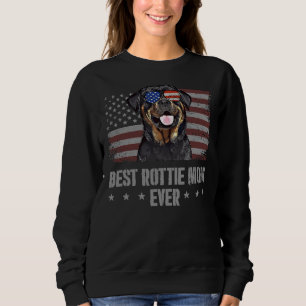 Rottweiler Best Hund Mamma någonsin Retro T Shirt